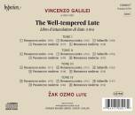 Galilei Vincenzo (Ca.1520-1591) - Well-Tempered Lute, The (Zak Ozmo (Laute))