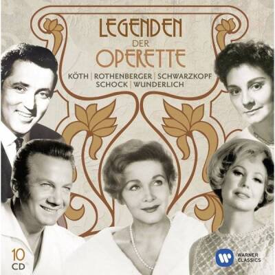 Strauss Johann (Sohn) / u.a. - LEGENDEN DER OPERETTE (Rothenberger Aneliese / Wunderlich Fritz / u.a.)