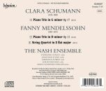 C. Schumann - F. Mendelssohn - Piano Trios: String Quartet (The Nash Ensemble)