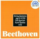 Beethoven Ludwig van - String Quintets, Op.4 & 104 (Suk Quartet - Karel Spelina (Viola))