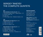 Tanejew Sergei Iwanowitsch (1856-1915) - Complete Quintets, The (Martinu Quartet - Olga Vinokur (Piano))