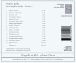 Tallis Thomas (C1505-1585) - Complete Works: Vol.7, The (Chapelle du Rois / Alistair Dixon (Dir))