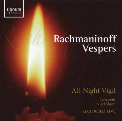 Rachmaninov Sergei - Vespers - All-night Vigil (Tenebrae / Short Nigel)