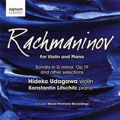 Rachmaninov Sergei - For Violin and Piano (Udagawa Hideko)