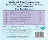 Faure Gabriel - Piano Works (Crossley Paul)
