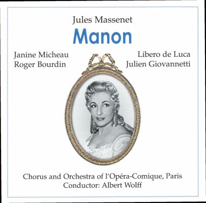 Massenet Jules - Manon 1951 (Wolff/Micheau/De Luca/Bourdin/)