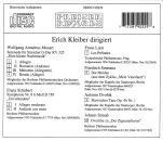 Mozart - Schubert - Liszt - Smetana - Dvorák U.a. - Erich Kleiber Dirigiert - Vol.1 (Rec. 1927-1936 / Erich Kleiber (Dir) - Berliner Philharmoniker U.