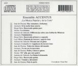 Ensemble Accentus - La Musica Popular Y De La Corte