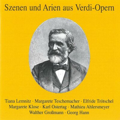 Verdi Giuseppe - Szenen Und Arien (Lemnitz/Teschemacher/Klose/Ahlersmeyer/ua)