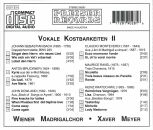 Bach/Bruckner/Dowland - Vokale Kostbarkeiten Ii (Wr Madrigalchor/Meyer)