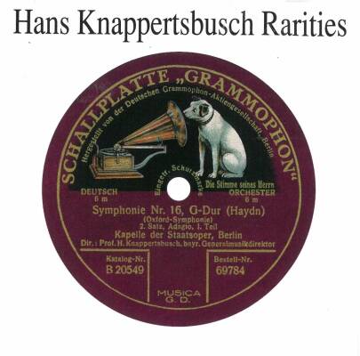Haydn Joseph / u.a. - Hans Knappertsbusch Rarities (Knappertsbusch Hans / rec. 1925-47)