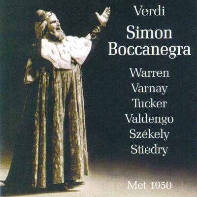 Verdi Giuseppe - Simon Boccanegra (Stiedry Fritz / Rec. Met 1950)