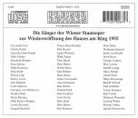 Mozart Wolfgang Amadeus / u.a. - Saenger Der Wiener Staatsoper 1955 (Diverse Interpreten)