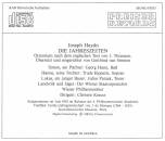 Krauss / Hann / Eipperle / Patzak - Jahreszeiten, Die 1942