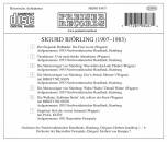 Wagner Richard - Sigurd Bjoerling (Björling Sigurd / 1907-1983)