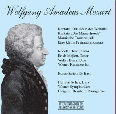 Mozart Wolfgang Amadeus - Kantaten & Konzertarien Für Bass (Solisten/ Wiener Symphoniker/ ua)