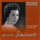 Giulietta Simionato (Mezzosopran) - Giulietta Simionato (1910-1920 / Rec. 1949-1960 / Diverse Komponisten)