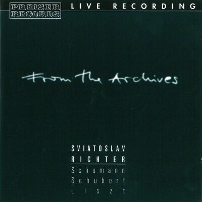 Schubert Franz / Liszt Franz / Schumann Robert - From The Archives (Live Recordings 1956-57 / Sviatoslav Richter (Piano))