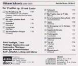 Schoeck Othmar - Der Postillon Op.18 - Lieder Und Chorwerke (Haefliger Ernst)