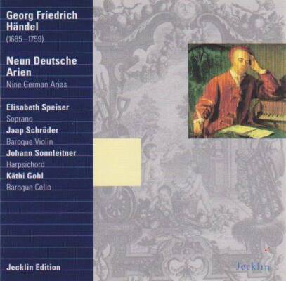 Händel Georg Friedrich - Neun Deutsche Arien (Speiser Elisabeth)