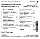 Buxtehude Dieterich - Complete Organ Works: Vol.5 (Harald Vogel Orgel)