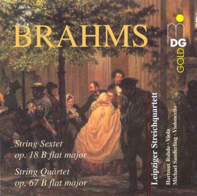 Brahms Johannes - String Sextet: String Quartet (Leipziger Streichquartett)
