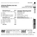 Brahms Johannes - String Sextet Op.18: String Quartet Op.67 (Leipziger Streichquartett - Hartmut Rohde (Viola / / DVD Audio)