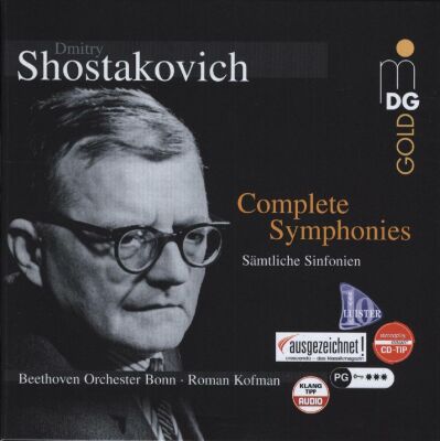 Schostakowitsch Dmitri - Sämtliche Sinfonien (Beethoven Orchester Bonn / Roman Kofman (Dir)