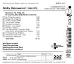 Schostakowitsch Dmitri - Complete Symphonies: Vol. 11 (Beethoven Orchester Bonn / Roman Kofman (Dir)