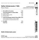 Schleiermacher Steffen (*1960) - Piano Pieces (Steffen Schleiermacher (Piano))