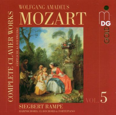 Mozart Wolfgang Amadeus - Complete Clavier Works: Vol.5 (Siegbert Rampe (Cembalo Clavichord & Fortepiano))
