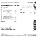 Feldman Morton (1926-1987) - Violin & Piano (Andreas Seidel (Violine))