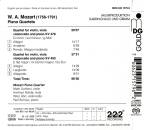 Mozart Wolfgang Amadeus - Piano Quartets (Mozart Piano Quartet)