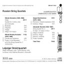 Afanasiev - Borodin - Rachmaninov - Rimsky-K. - Russian String Quartets (Leipziger Streichquartett)