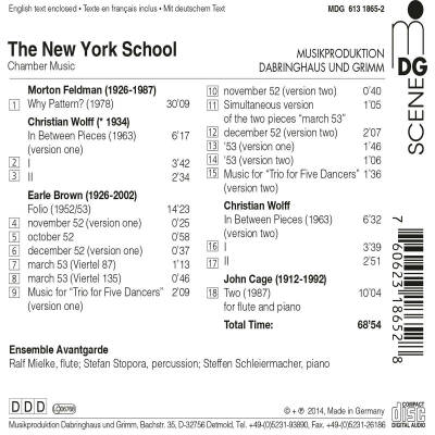 Feldman - Wolff - Brown - Cage - New York School: Chamber Music, The (Ensemble Avantgarde)