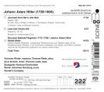 Hiller Johann Adam / u.a. - Choral Works - Stabat Mater (Winter Veronica / Riede Thomas)