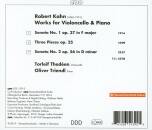 Kahn Robert (1865-1951) - Cello Sonatas: Three Pieces (Torleif Thedéen (Cello) - Oliver Triendl (Piano))