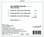 Dussek Jan Ladislav - 3 Piano Sonatas (Becker Markus)