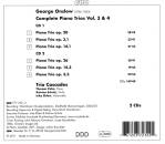 Onslow Georges (1784-1853) - Complete Piano Trios Vol. 3 & 4 (Trio Cascades)