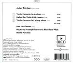Röntgen Julius (1855-1932) - Violin Concertos (Liza Ferschtman (Violine))