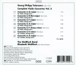 Telemann Georg Philipp (1681-1767) - Violin Concertos Vol. 5 (Elizabeth Wallfisch (Violine - Dir))
