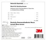 Kaminski Heinrich (1886-1946) - Werk Für Streichorchester (Deutsche Kammerakademie Neuss)
