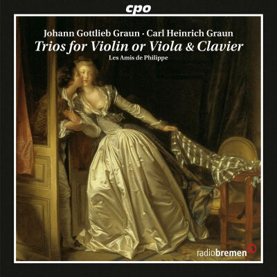 J.g. Graun - C.h. Graun - Trios For Violin / Viola & Clavier (Les Amis de Philippe)