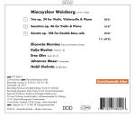 Weinberg Mieczyslaw - Trio Op.24 (Blumina Elisaveta /...