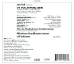 Fall Leo (1873-1925) - Die Dollarprinzessin (Münchner Rundfunkorchester - Ulf Schirmer (Dir))