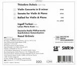 Dubois Theodore - Violin Concerto (Turban Ingolf / Kuen Lukas Maria)