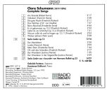 Schumann Clara (1819-1896) - Lieder (Gabriele Fontana (Sopran))