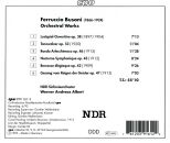 Busoni Ferruccio (1866-1924) - Orchestral Works (NDR SO - Werner Andreas Albert (Dir))