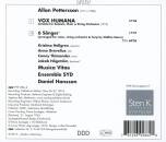Pettersson Allan - Vox Humana - 6 Sanger (Musica Vitae / Ensemble SYD / u.a.)