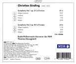 Sinding Christian (1856-1941) - Symphonies 1&2 (Radio-Philharmonie Hannover des NDR)